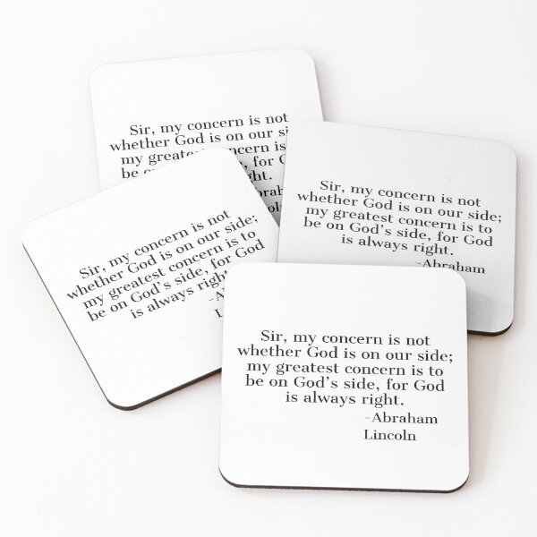 Item preview, Abe Lincoln on Being on God's side designed and sold by Yviemakes.