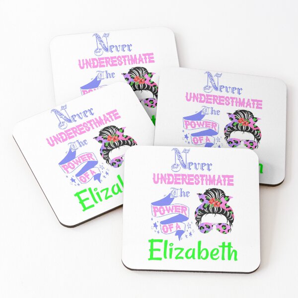 Item preview, Cheetah print messy bun Never underestimate the power of a Elizabeth - Never Underestimate  designed and sold by Designs Of all kinds.