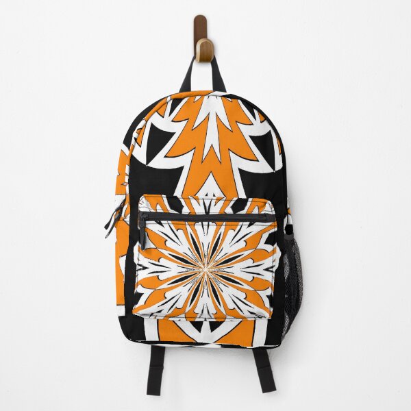 Item preview, Bizarre Geometric Orange Black and White Kaleidoscope designed and sold by taiche.