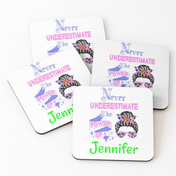Item preview, Cheetah print messy bun Never underestimate the power of a Jennifer - Never Underestimate  designed and sold by Designs Of all kinds.
