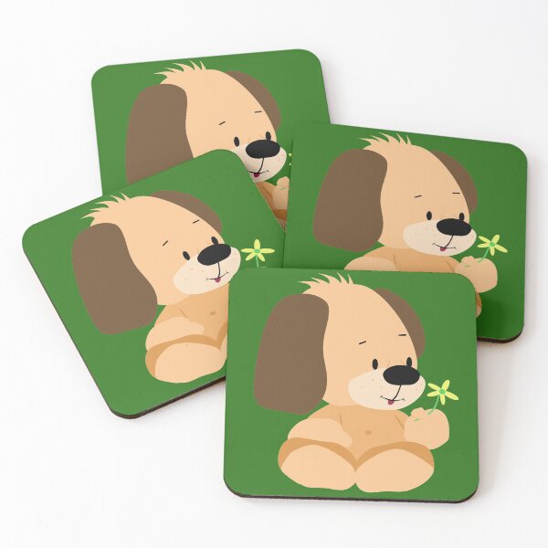 Item preview, Puppy with flower designed and sold by Laura Greco.