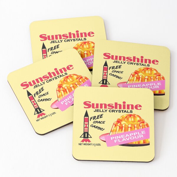Item preview, SUNSHINE JELLY CRYSTALS - PACKAGING designed and sold by ThrowbackAds.