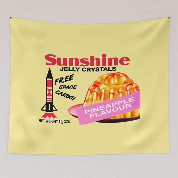 Item preview, SUNSHINE JELLY CRYSTALS - PACKAGING designed and sold by ThrowbackAds.