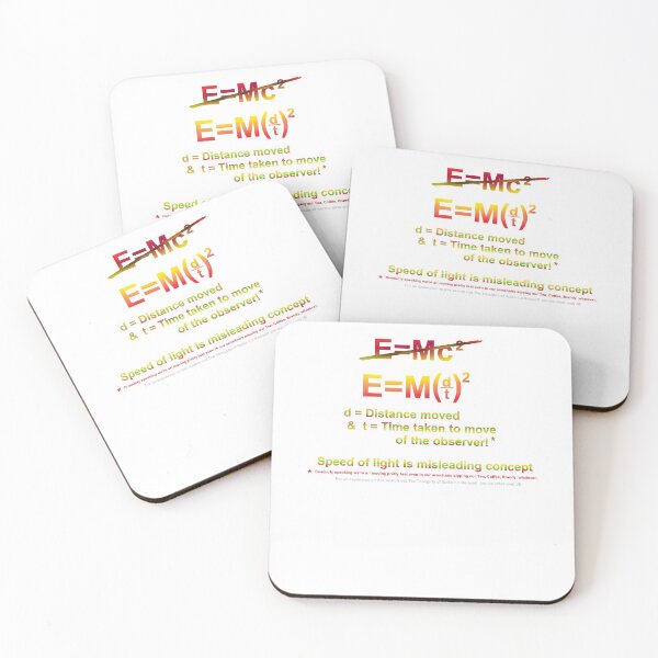 Item preview, Copy of E=M(d/t)sq. less distracting designed and sold by Radwulf.