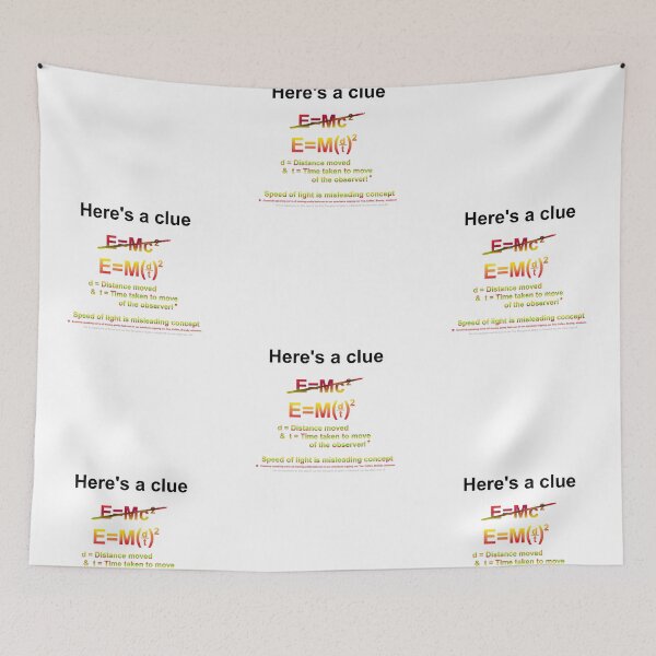Item preview, Copy of E=M(d/t)sq. less distracting designed and sold by Radwulf.