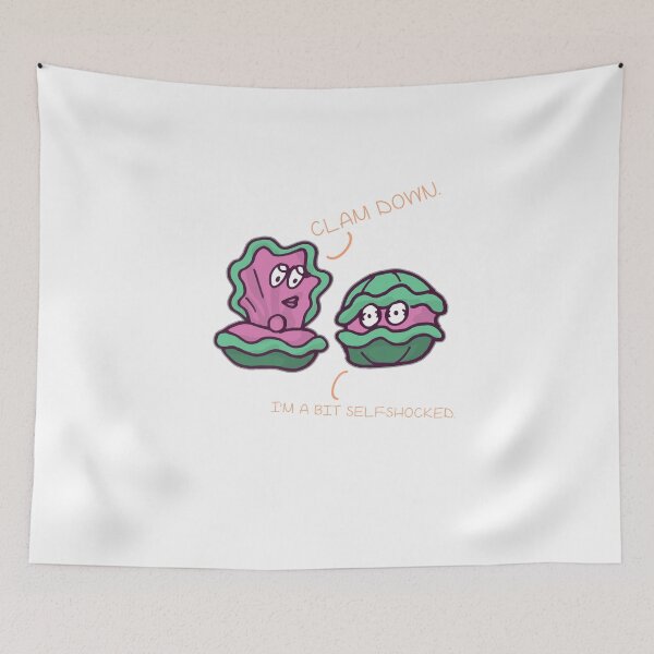 Item preview, Clam down Aquarium Gift for any Aquarium Fish Tank Owner designed and sold by sebastian3210.