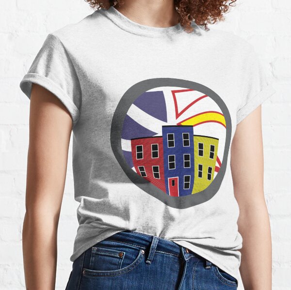 Jelly Bean Row in Newfoundland Classic T-Shirt