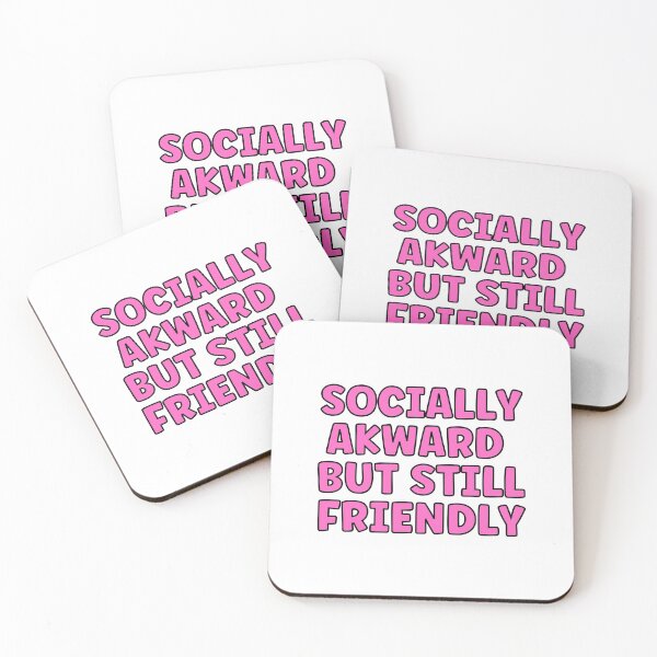 Item preview, Socially Akward But Still Friendly - Funny Introvert designed and sold by PinkPerfect.
