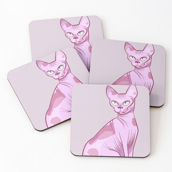 Item preview, Pink sphynx cat designed and sold by Skiakami.