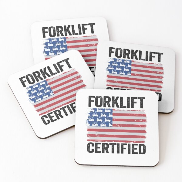 Item preview, Forklift Certified American Flag Funny Forklift Driver designed and sold by Stronzi.