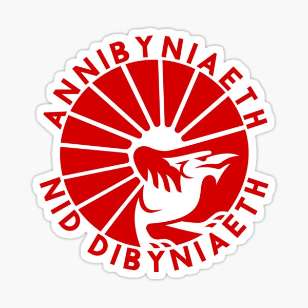 Annibyniaeth Nid Dibyniaeth, Welsh Independence Dragon Sticker