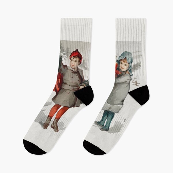 Item preview, Children in Winer Snow designed and sold by GrannysGarage.