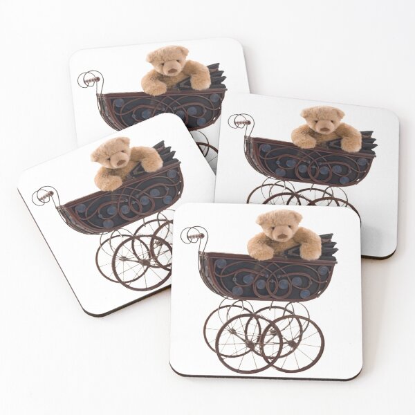 Item preview, Brown stroller teddy bear designed and sold by Rejcharms.