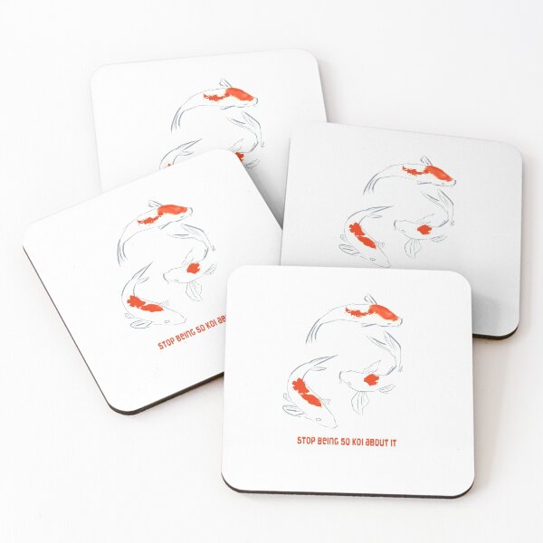 Item preview, Stop being so Koi Aquarium Gift designed and sold by sebastian3210.