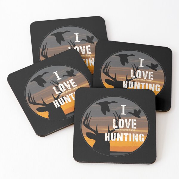Item preview, I love Jesus and Like Hunting Design for Christian Hunters designed and sold by LifeCrush.