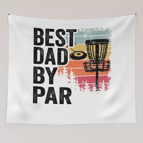 Item preview, Funny Disc Golf Basket Vintage Best Dad By Par designed and sold by Stronzi.