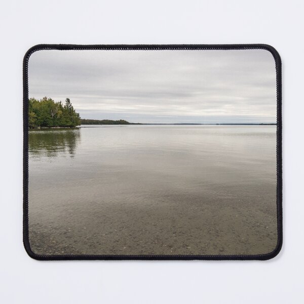 Item preview, Lake Manitou - Soft Grays and Khakis with a Hint of Green designed and sold by Georgia Mizuleva.