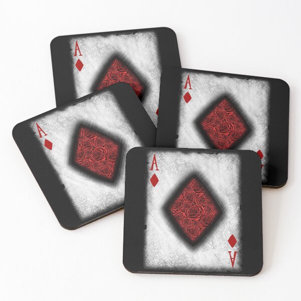 Item preview, Ace of Diamonds with Roses designed and sold by DeneboArt.