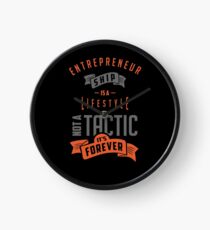 Entrepreneur Tees Clock