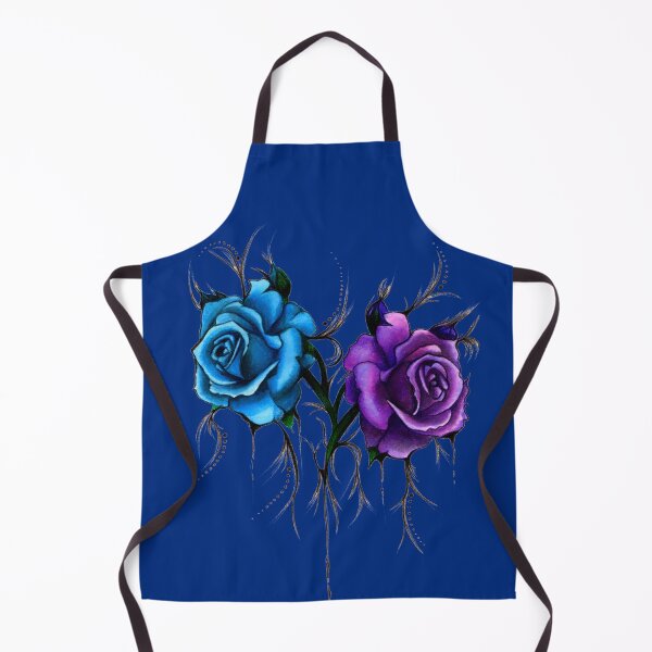 Item preview, Blue and Purple Roses | Tattoo Style Design designed and sold by Layla Reim.