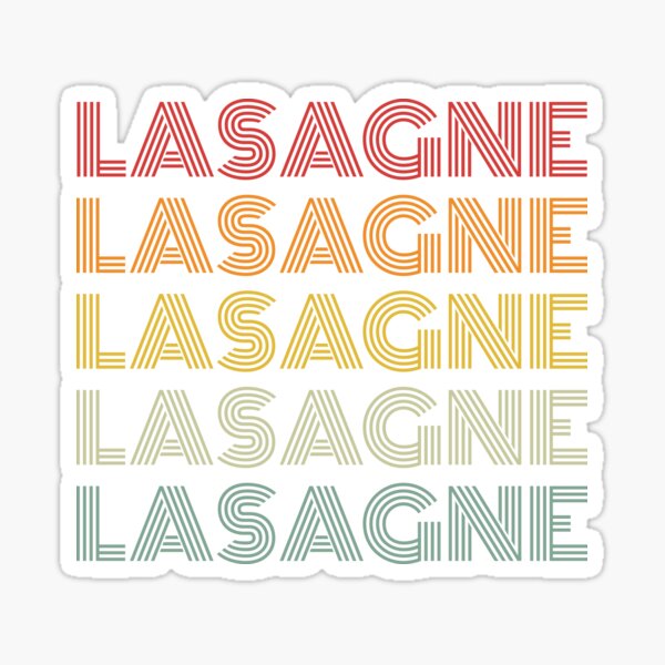 Item preview, Lasagne Retro Style designed and sold by MariosNydras.