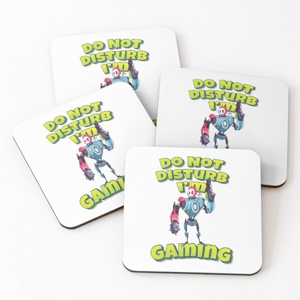 Item preview, Do Not Disturb I’m Gaming Modern Robot With Weapon designed and sold by WordsGamersUse.