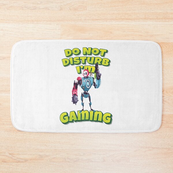 Item preview, Do Not Disturb I’m Gaming Modern Robot With Weapon designed and sold by WordsGamersUse.