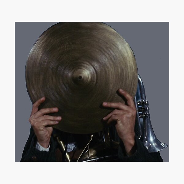 Cymbal head Photographic Print