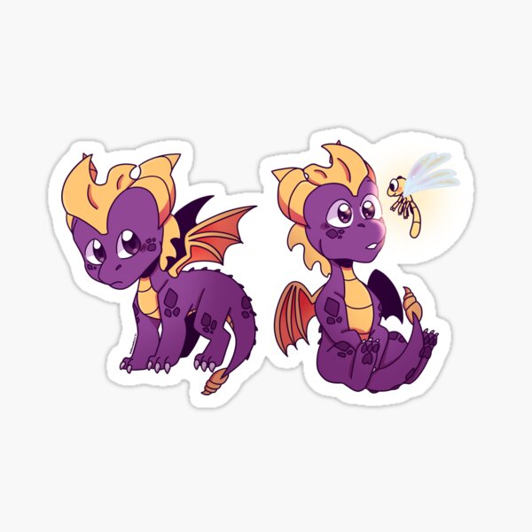 Vista previa del artículo con la obra «Bebé Spyro», diseñado y vendido por Dragnoodles.