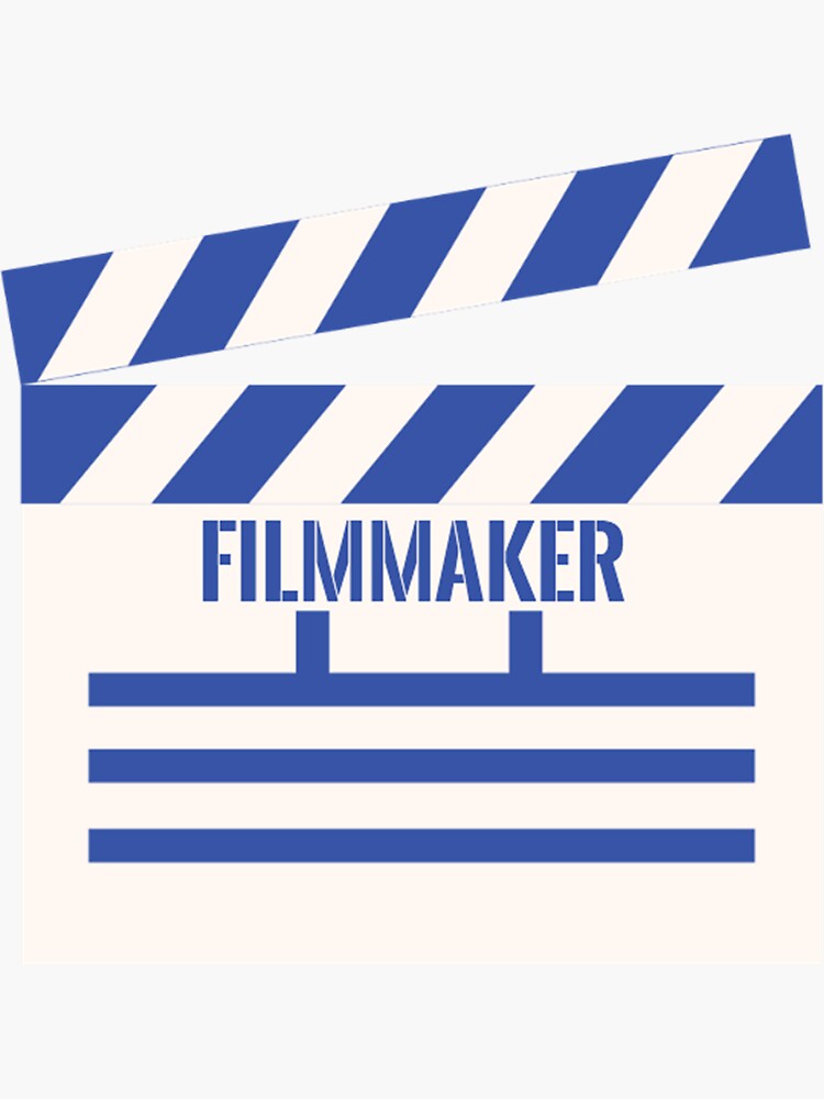 "Filmmaker Sticker" Sticker for Sale by mireenri Redbubble