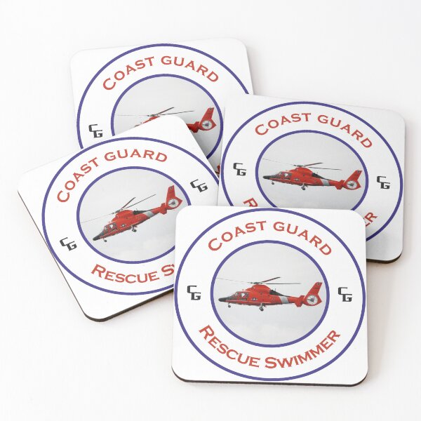 Item preview, Rescue swimmers - US Coast guard Search and rescue helicopter - Dolphin designed and sold by ajtechdesigns.