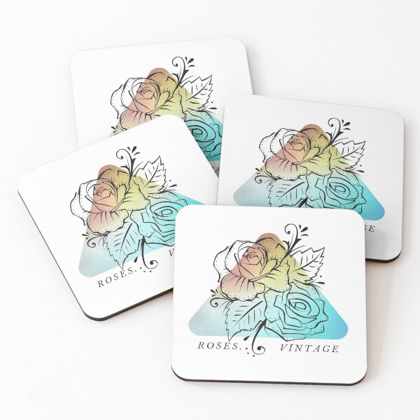 Item preview, Vintage roses designed and sold by sakwarinart.