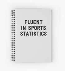 Cuaderno de espiral Fluido en las estadísticas deportivas