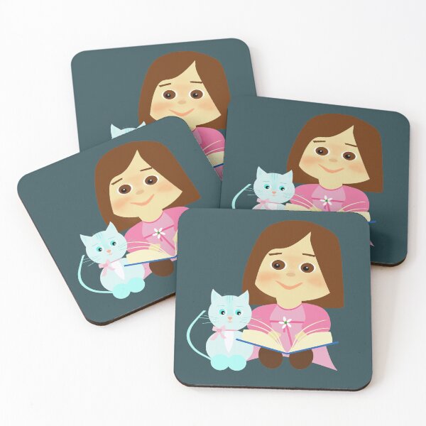 Item preview, Cathy and the Cat read a story designed and sold by Laura Greco.