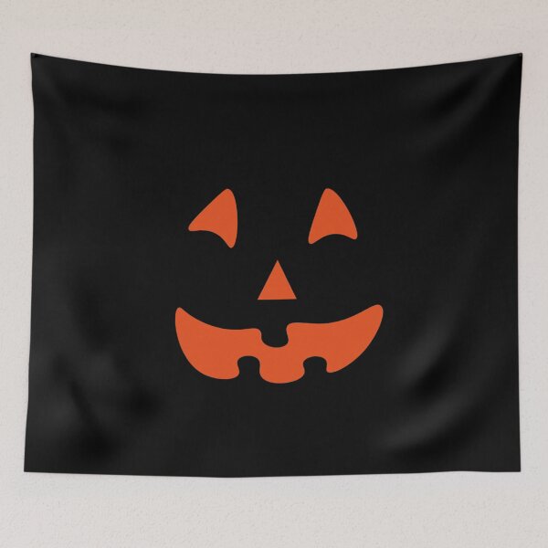 Item preview, Jack-O-Lantern Halloween Pumpkin Face in Black  designed and sold by dorento07.