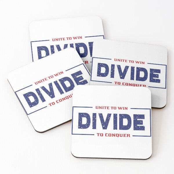 Item preview, Cita de Donald Trump - Únete para ganar DIVIDE To Conquer designed and sold by AB-BRAND.