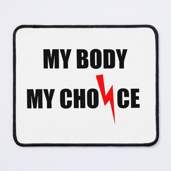 Item preview, My Body My Choice Red Lightning Bolt Poland designed and sold by oxoxoxo.