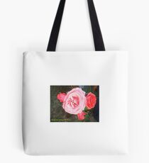 Red and Pink Roses Tote Bag