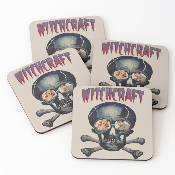 Item preview, Vintage Comic Cool Witchcraft Slogan With Skull And Bones designed and sold by TrulyEpoque.
