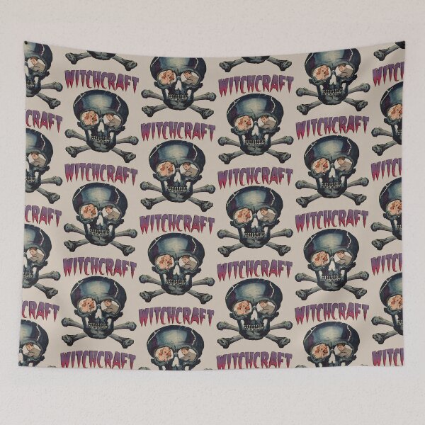 Item preview, Vintage Comic Cool Witchcraft Slogan With Skull And Bones designed and sold by TrulyEpoque.