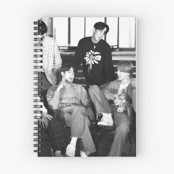 Item preview, BTS Life goes On Group Photo Black & White designed and sold by Aooms123.