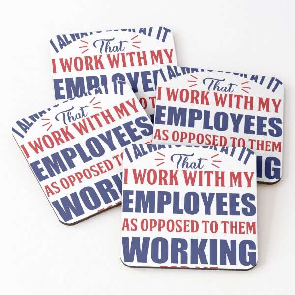Item preview, Donald Trump Quote - Work with employees designed and sold by AB-BRAND.