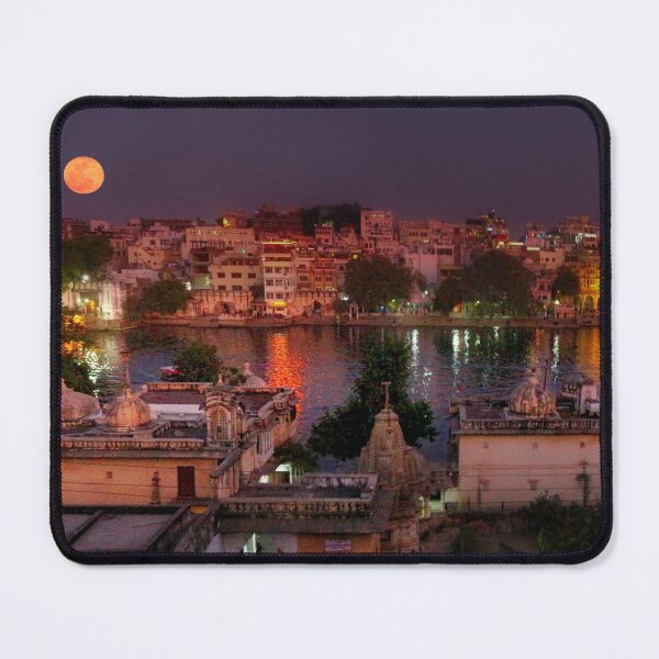 Item preview, Udaipur Red Moon Rising designed and sold by JerryTye.