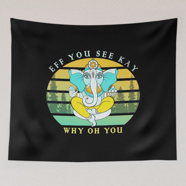 Item preview, Eff You See Kay Why Oh You Funny Vintage Elephant  designed and sold by david parry.