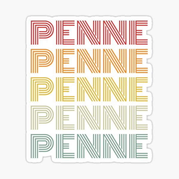 Aperçu de l'œuvre Penne style rétro créée et vendue par MariosNydras.