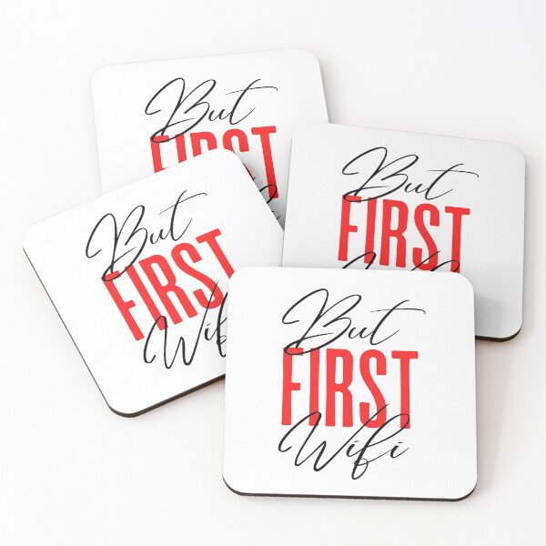 Item preview, But First Wifi  designed and sold by fowons.