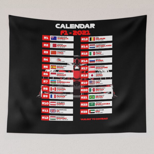 Item preview, Calendar Formula race cars 2021 Classic designed and sold by kaeleenoo.