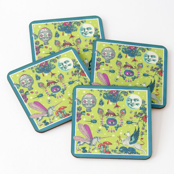 Item preview, Winged Creatures Exotic Unusual Print designed and sold by PrintyBazaar.