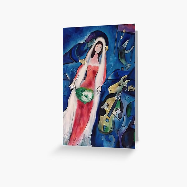 La Mariee Poster Greeting Card
