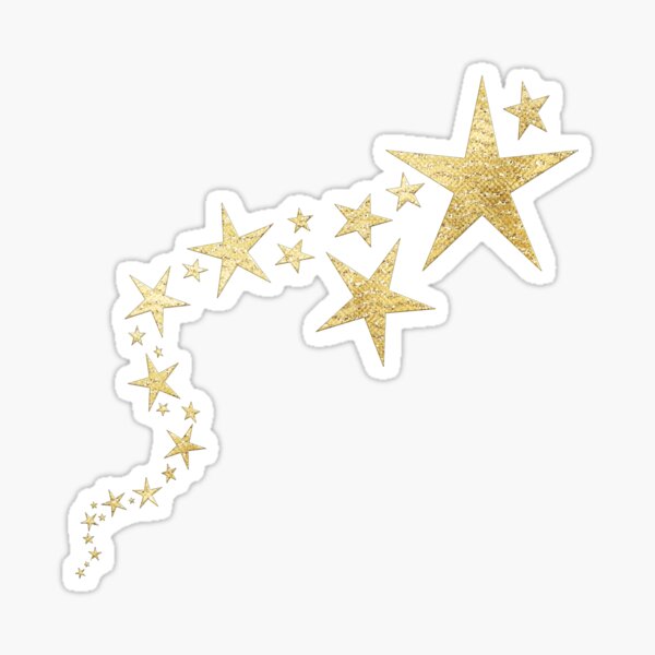 Gold Stars Sticker Pack Sticker for Sale by wholesomegothic